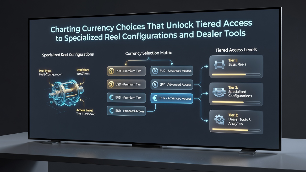 Diagram of tiered access levels showing currency flows into specialized reel and table features