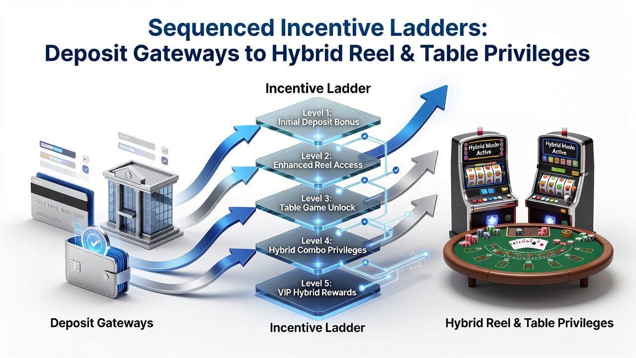 Chart showing deposit thresholds mapped to hybrid game privileges in encrypted mobile casino applications