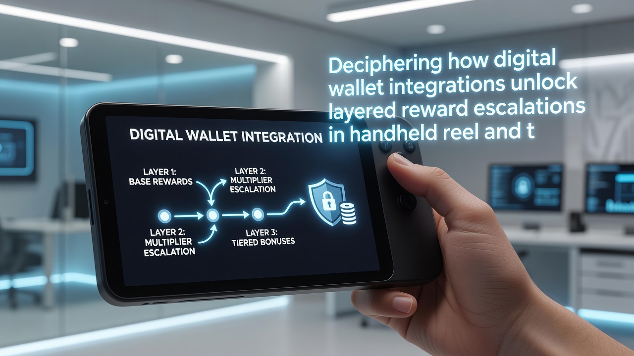 Mobile screen displaying escalating reward levels tied to digital wallet activity in casino games