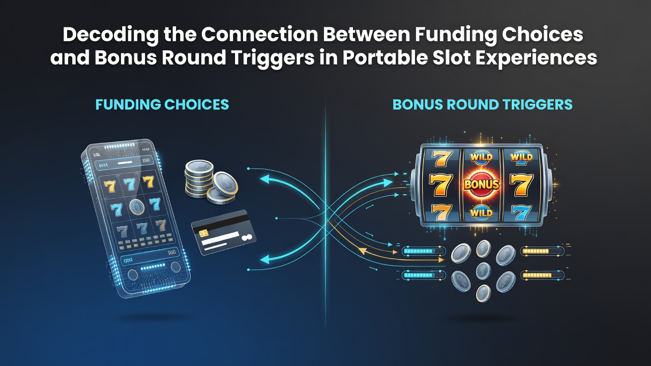 Mobile slot interface displaying funding options and bonus round activation screen