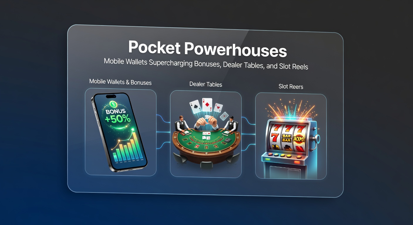 Live dealer blackjack table on a mobile screen with a mobile wallet transaction overlay, showing quick bets and bonus activations