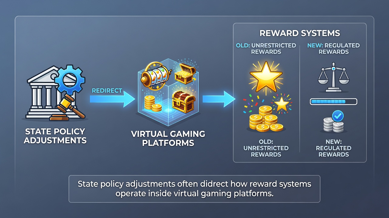 Screenshot of tiered reward dashboard in a virtual casino platform highlighting access levels for slots and tables