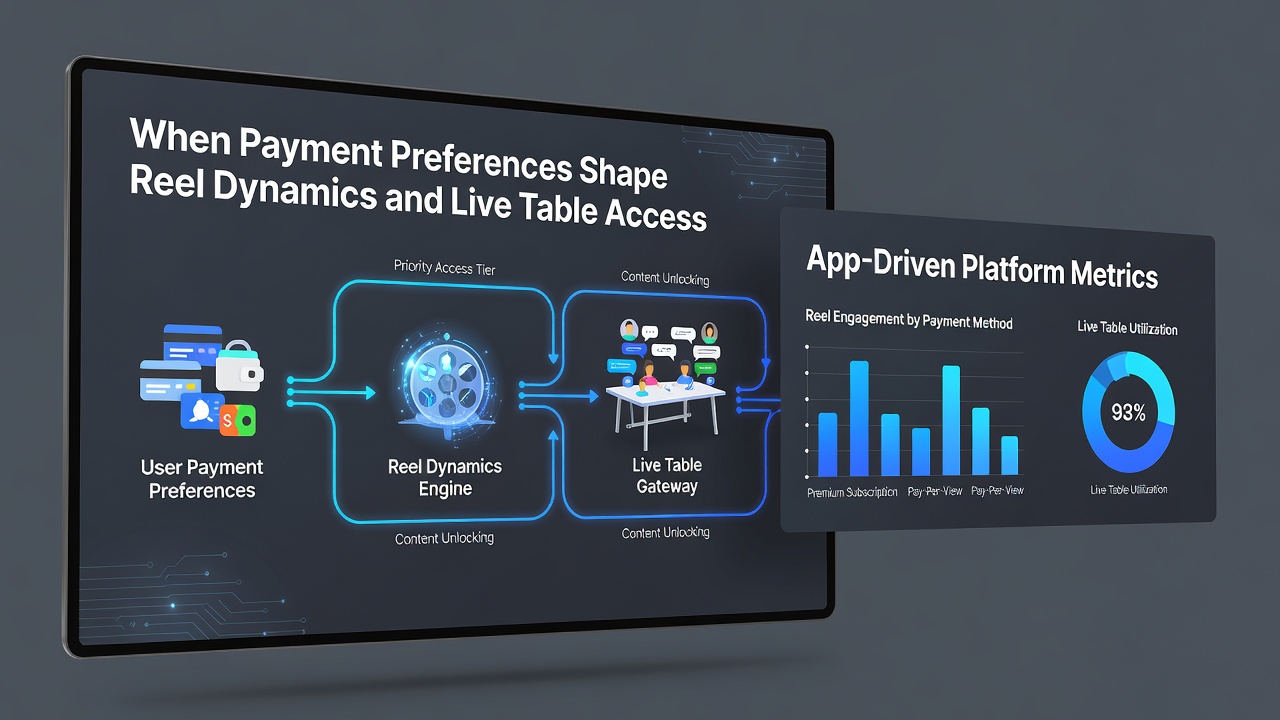 Live dealer table screen within a mobile app highlighting exclusive access granted through preferred payment methods